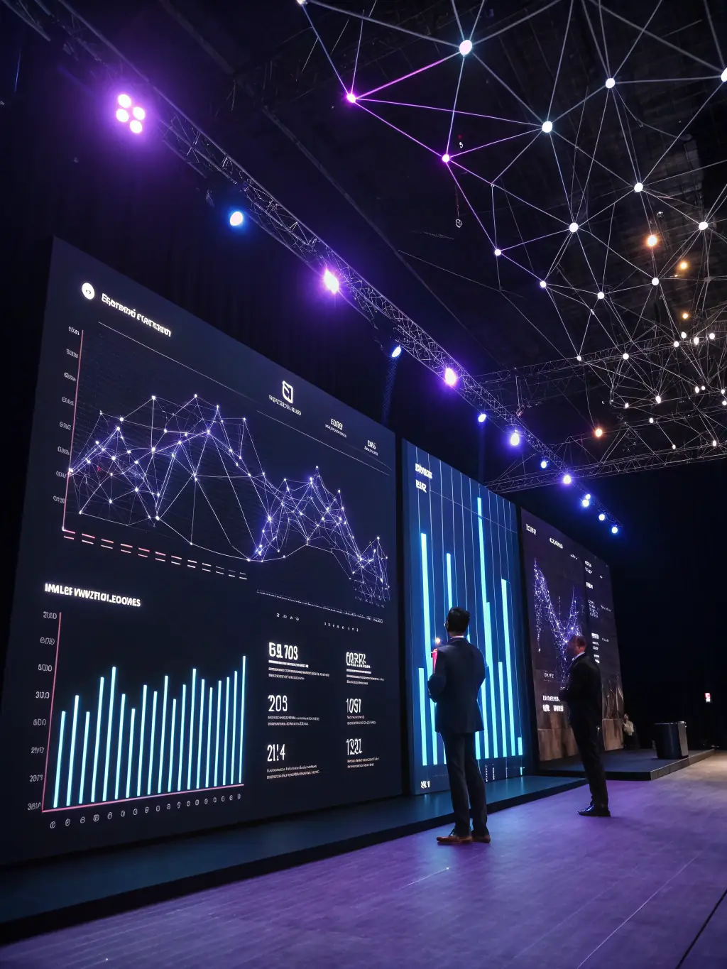 An image depicting advanced AI algorithms analyzing blockchain transactions, showcasing RecoverAssets' cutting-edge technology.